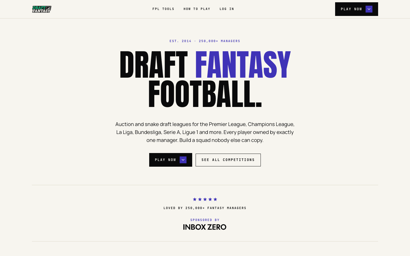 Screenshot of Draft Fantasy